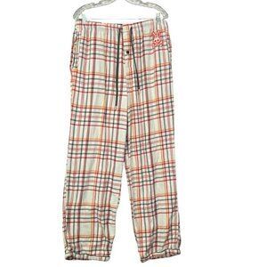PSYCHO BUNNY Men Pajama Bottoms Size XL Multicolor Check Loungewear Sleep